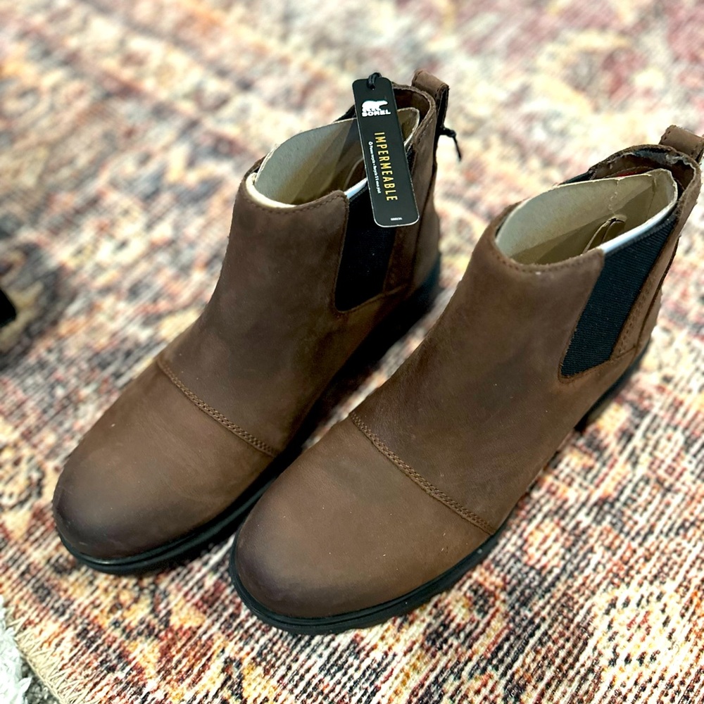 Sorel Emelie III Chelsea WP - Tobacco/Black